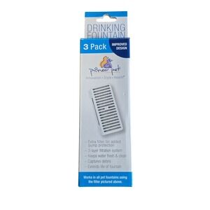 😀‎ 🆕️ Pioneer Pet Drinking Fountain Replacement Filters 3 Pack Improved Design